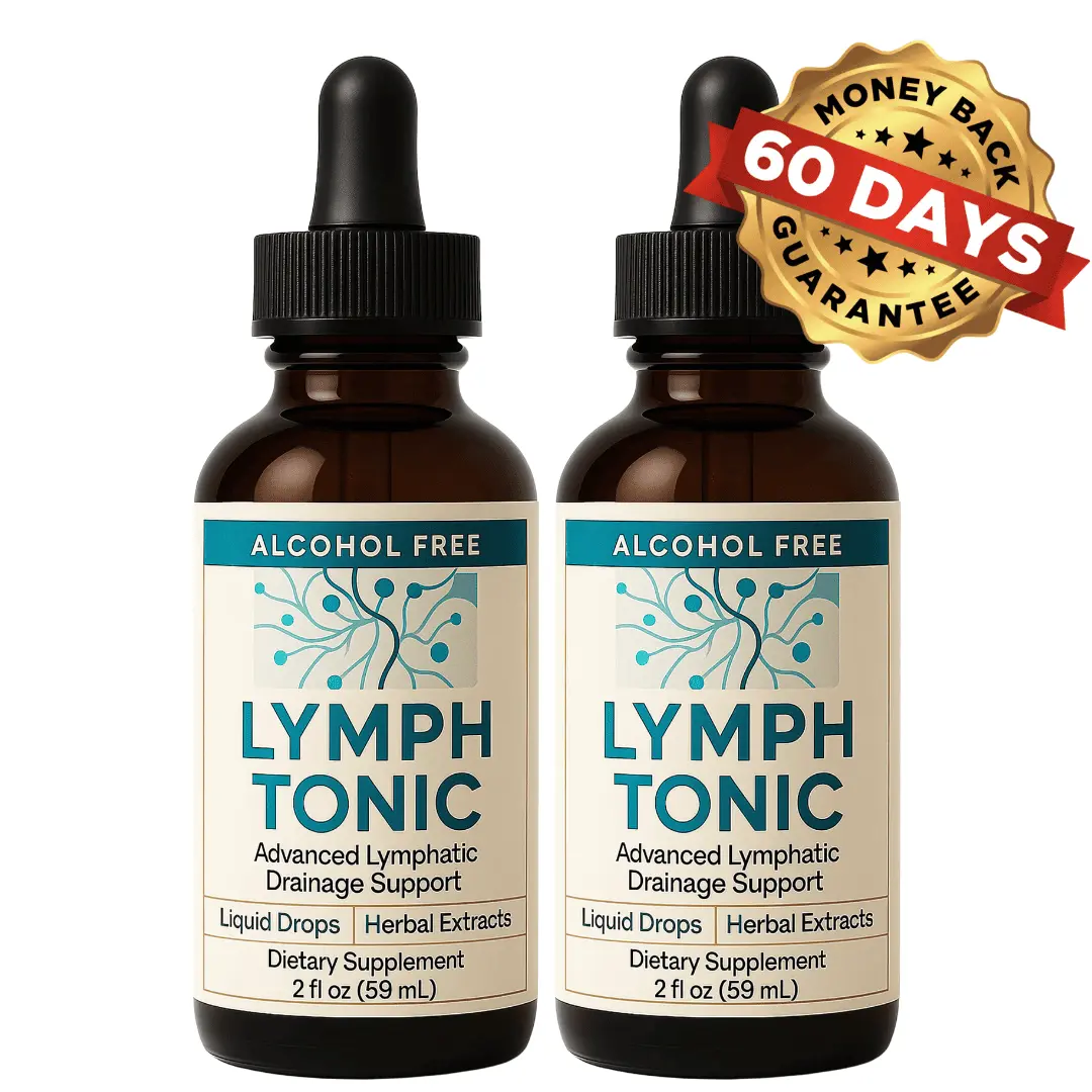 Lymph Tonic herbal liquid supplement supporting lymphatic drainage, circulation, and overall wellness